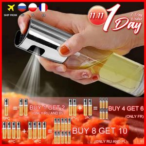 Kitchen Olive Oil Sprayer Bottle Oil Pot Vinegar Spray Bottles Water Pump Gravy Boats Grill Dispenser BBQ Sprayer Cooking Tools