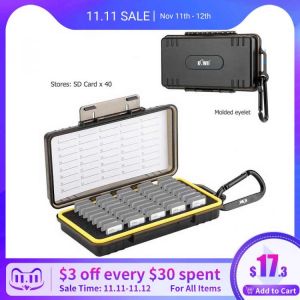 all in one place אביזרים 40 Slots Waterproof Memory Card Cases Holder Storage Box Organizer for SD SDHC SDXC NS PSV PS Vita Nintendo Switch Game Cards