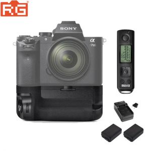 Meike MK-A7II Pro Built-in 2.4g Wireless Control Battery Grip + 2Pcs NP-FW50 Battery + Charger for Sony A7 II as Sony VG-C2EM