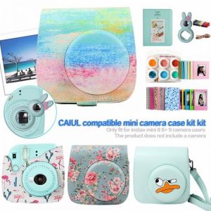 NEW Camera Bag Accessories A Bundle Kit for Fujifilm Instax Mini 8 8+ 9 Protective Case Cover