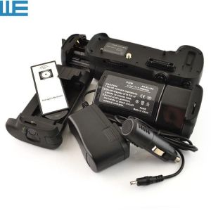 MB-D12 Battery Grip+IR Remote Control+ EN-EL18A EN-EL18 Battery+EN-EL18A Charger for Nikon D800 D800E D810 Digital SLR Cameras.