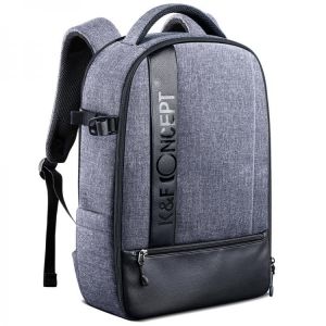 K&F Concept Professional Camera Backpack Large Capacity Waterproof Photography Bag for DSLR Cameras,15" Laptop,Tripod,Len