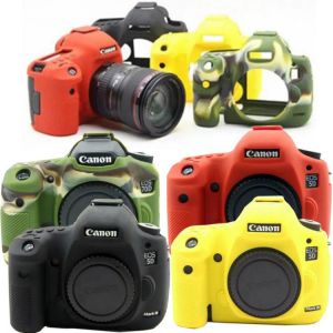 NEW Soft Silicone Case Camera Protective Body Bag For Canon 5D2 5DII 90D 77D 750D 3000D 4000D M6 6D2 Camera Bag
