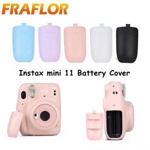 Mini11 PVC Battery Cap Door Cover Replacement For Fujifilm Instax Mini 11 Battery Cover Film Camera White Blue Pink Grey Purple