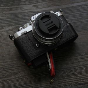handwork Photo Camera Genuine leather cowhide PU Bag Body BOX Case For Nikon Z-fc ZFC Protective sleeve box base
