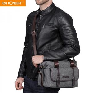 K&F CONCEPT Single Shoulder Camera Bag Waterproof Shockproof Travel Photo Bags Leisure Package for Canon Nikon DSLR Camera