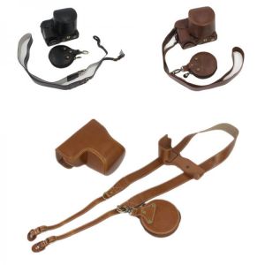 PU Camera Base Case Cover Kit for Sony ZV-E10 w/ E PZ 16-50mm F3.5-5.6 OSS Lens