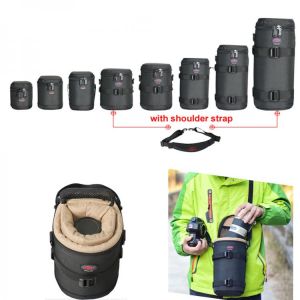 8 Size Telephoto Camera Lens Bag Thicker Padded Case Pouch for Canon Nikon Tamron Sigma Sony Lens 150-600mm 70-200mm 16-35mm
