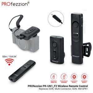 PROfezzion RM-SPR1 Wireless Timer Remote Control Shutter Release Cable for Sony A6500 A6300 A6000 A7 A7II A7S A7R RX100 RX10