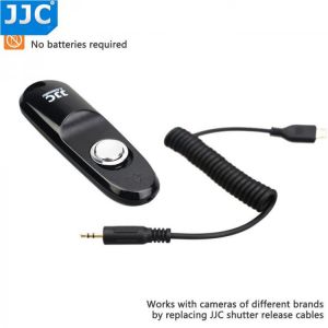JJC Wired Camera Remote Switch Shutter Release Controller Cord for Olympus OM-D E-M1 Mark III OM-D E-M1 Mark II OM-D E-M5 II
