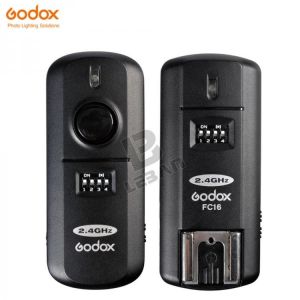 Godox 16 channels Fc-16 Studio 2.4Ghz Remote Wireless Flash Trigger with Remote Shutter for Canon Nikon EOS Camera