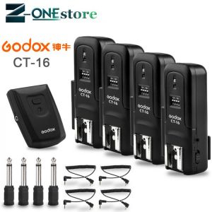 New Godox CT-16 16 Channels Wireless Radio Flash Trigger Transmitter + Receiver Set for Canon Nikon Pentax Studio Flash