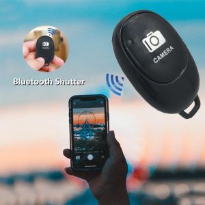 Roreta Mini Bluetooth-compatible Remote Control Button Wireless Controller Self-Timer Camera Shutter Release Selfie for Phone