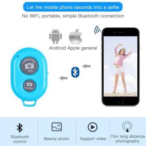 Bluetooth Remote Control Button Wireless Controller Self-timer Camera Stick Shutter Release Phone Monopod Selfie For iOS/Android