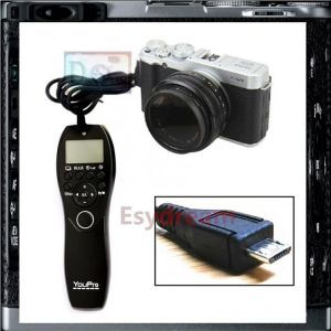 Timer Remote Control Shutter Release Cable Cord Wired As RR-90 RR90 for Fuji Fujifilm X-A1 X-E2 X-T1 X-T2 XT1 XT100 XE2 XT20 XA3