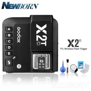 Godox X2T-C TTL 1/8000s 2.4G Wireless Trigger Transmitter for Canon DSLR Cameras and Godox TT685C TT350C V860II-C TT600 AD200