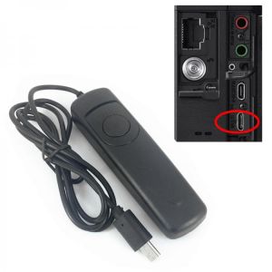 RM-VPR1 Remote Shutter Release Cable Control for Sony ZV1 A6600 A6500 A6400 A6300 A6100 A1 A9 A7 A7R A7S II III IV RX100 M5 VPR1