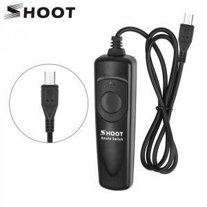 SHOOT RM-VPR1 Remote Cord Shutter Release for Sony Alpha A7 A7R A7RII A7RIII A3000 A5000 A6000 A3000 A5000 A5100 A6000 A6300 A68