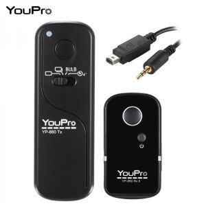 YouPro YP-860 DC2 2.4G Wireless Remote Control Shutter Release Transmitter Receiver 16 Channels for Nikon DSLR Camera
