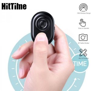 HitTime Bluetooth-compatible Wireless Selfie Remote Control Camera Shutter Recording Video Release for iphone Android Smartphone