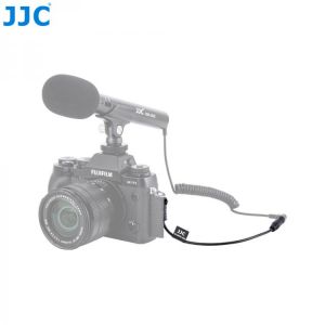 JJC 315mm Connector Convert 3.5 mm Connector  to 2.5 mm Audio Port of Camera for FUJIFILM