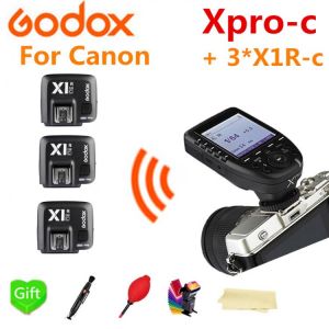 Godox XPro-C 2.4G Wireless X System E-TTL HSS Trigger with 3pcs X1R-C Receiver for Canon DSLR Godox Flash TT685C V850IIC V860II