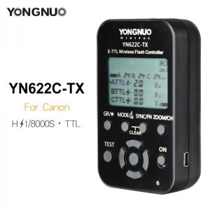 Yongnuo YN-622C-TX YN622C-TX Transmitter LCD Wireless e-TTL Flash Controller 1/8000s Trigger Transmitter for Canon DSLR
