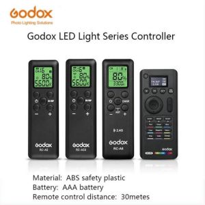 Godox Wireless Remote Controller RC-A5/ RC-A5II/ RC-A6/ RC-R9 For Photography Light LED308/ LED500/ SL150