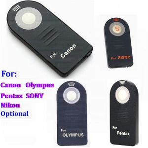 200pcs camera Wireless Lithium IR Remote Control DSLR SLR For Canon sony olympus pentax Nikon optional