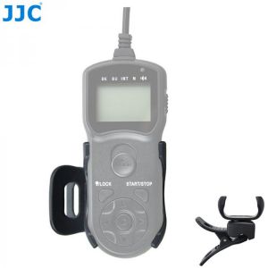 JJC Timer Remote Shutter Cord Holder Tripod Stand Clip for Canon 1300d Nikon d5300 Sony a6000 Fujifilm Olympus Pentax Panasonic