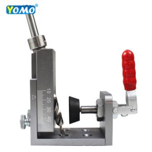 2021 upgrade Fast clamping Pocket Hole Jig Kit System With 9mm Drill Bit Set Carpenter WoodWorking  Tools kit