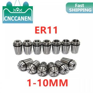 1pc ER11 3mm 1/8 Inch (3.175mm) 4mm 6mm 1mm 2mm 2.5mm Spring Collet Chucks Tool Holder For CNC Engraving Machine&Milling Lathe