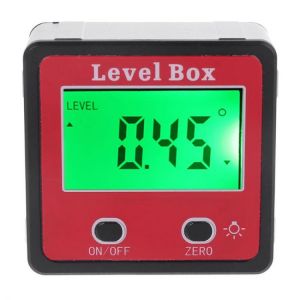 LCD Digital Inclinometer Spirit Level Protractor Angle Gauge Meter Bevel Level Magnetic Base