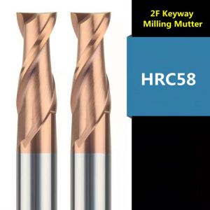 2 mm End Mill 2 Flute HRC58  Small Diameter Carbide Milling Cutter Milling Cutter CNC Machine Tool Metal Cutting Tool