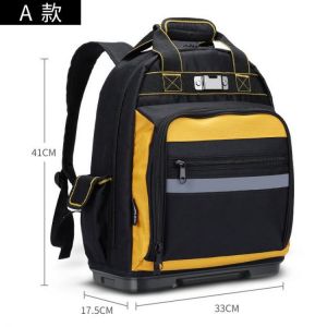 Shoulders Tool Bag Backpack Portable Multi-Function Electrical Maintenance And Installation Kits Thick Canvas Large Work Package