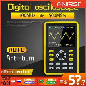 FNIRSI-5012H 2.4-inch  Screen Digital Oscilloscope 500MS/s Sampling Rate 100MHz Analog Bandwidth Support Waveform Storage
