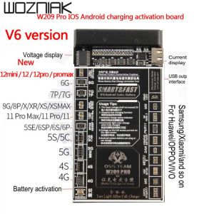 W209 Pro 2 IN 1 Battery Activation board for iPhone 4- 11 Pro 12 mini  12 pro max Samsung Xiaomi Circuit Board Charging Tester