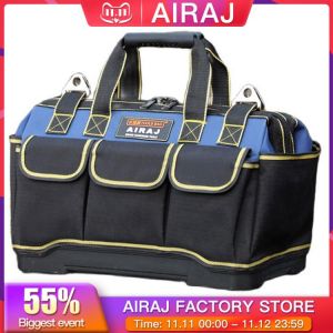 AIRAJ Tool Bag Waterproof Tool Bag Adjustable Shoulder Strap Collapsible Wear-resistant DurableElectrician Tool Bags