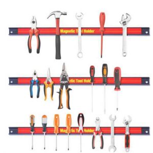 8" 12" 18" 24" Magnetic Tool Holder Rack Strong Metal Magnet Storage Organizer Bar for Garage Workshop