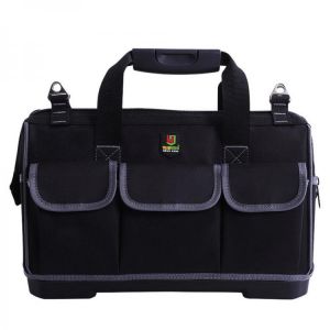 Waterproof Oxford Cloth Handbag Storage Hammer Pouch Tool Bag Large Capacity Shoulder Bag Alloy Hanging Ring Electrician Toolkit