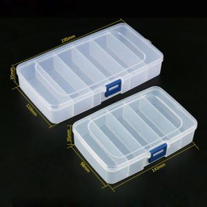 1pcs Plastic Tool Box Screws IC Jewelry Beads Fishing Storage Box Craft Organizer Small Part Container Case Toolbox