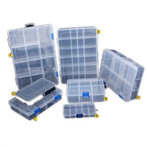 Adjustable Components Compartment Storage Organizer Detachable Portable Tool Box Electronic Drill Screw Beads Storage Toolkit