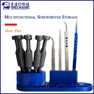 MECHANIC iSort Pro Storage rack for tweezers and screwdrivers Mobile phone service tool screwdriver rotating storage box Tools