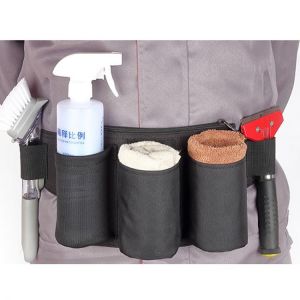 Customized Cleaner Waiter Cleaning Tool Bag Man Woman Tool Waist Belt Tool Holder for Hotel Restaurant KTV Dining
