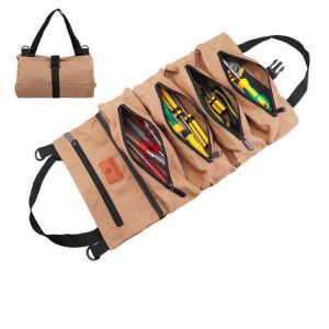 Hot Sale Roll Tool Carrier  Roll Multi-Purpose Tool Roll Up Bag Wrench Roll Pouch Hanging Tool Zipper Carrier Tote