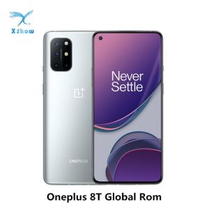 Global ROM OnePlus 8T 8 T Smartphone Snapdragon 865 5G 6.55'' 120Hz AMOLED Display 48MP Quad Camera 4500 mAh NFC Android