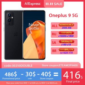 Global Rom OnePlus 9 5G Snapdragon 888 12GB 256GB Smartphone 6.5‘’ 120Hz Fluid AMOLED Hasselblad Camera OnePlus Official Store