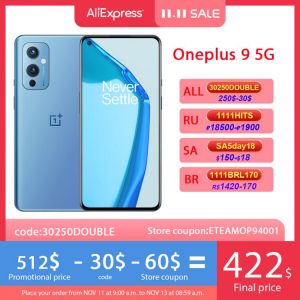 Global Rom OnePlus 9 5G Snapdragon 888 8GB 128GB Smartphone 6.5‘’ 120Hz Fluid AMOLED Hasselblad Camera OnePlus Official Store