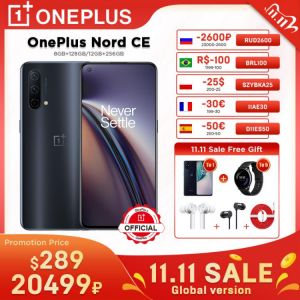 Global Version Oneplus Nord CE 5G EB2103 Snapdragon750G Smartphone 90Hz Fluid AMOLED Display 4500mAh 30T Fast Charging NFC Phone