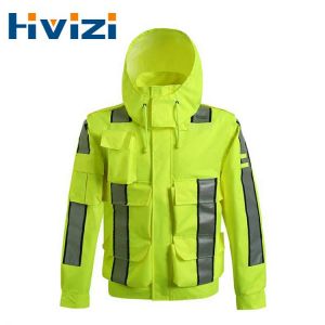 Safety Reflective Jacket Windproof Waterproof Cycling Jacket Bike Bicicleta Motocross Windcoat Long sleeve Cycling Raincoat